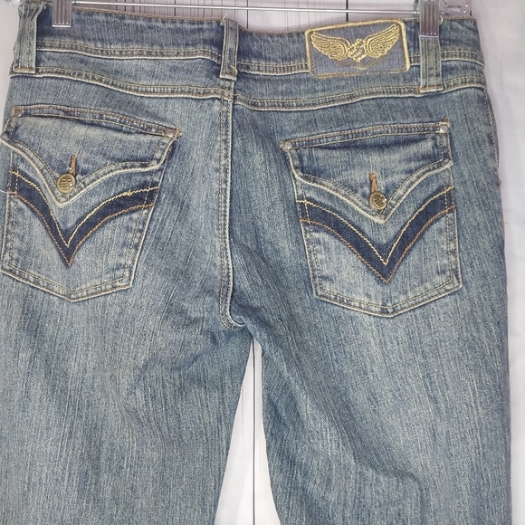 Rocawear Y2K 90's Denim Capri Size 11 - Picture 13 of 14